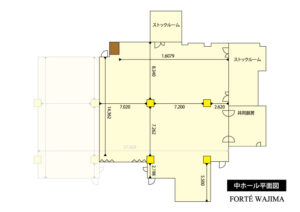 中ホール平面図