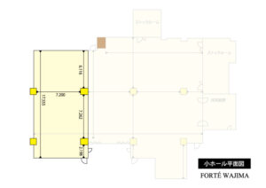 小ホール平面図
